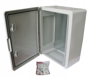 Tablou electric 400x300x220mm cu contrapanou rezistent UV IP65 IK10 fara halogen - Img 3