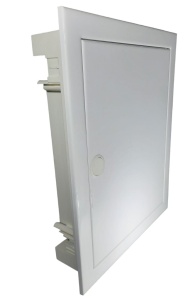 Tablou electric incastrat 24+4 module usa metalica 2 randuri la 850º C IP40 - Img 1