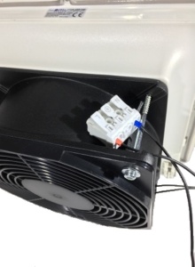Ventilator cu filtru pentru tablouri electrice 255x255mm 47W 520m3 230V IP54 - Img 3