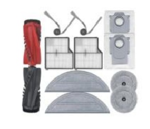 Set accesorii compatibile pentru aspiratoare Roborock Roborock Saros 10 : Perie principala: 1 pereche; Filtru: 1 cutie;Periilaterale:1pereche;lavete:2 buc; Saci de praf: 2 buc; laveta lateral/perie laterala: 2 buc