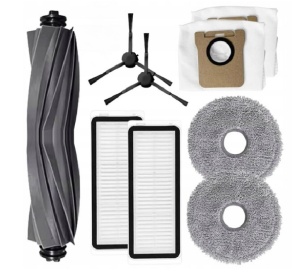 Set accesorii compatibile pentru aspiratoarele Dreame L10s Ultra : Perie principala: 1 buc; Filtru: 1 cutie; Perii laterale:1pereche;lavete: 2 buc; Saci de praf: 2 buc