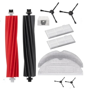 Set accesorii compatibile pentru aspiratoare Roborock S8 Pro, S8 Pro Ultra : Perie principala: 1 pereche; Filtru: 1cutie;Periilaterale:2perechi; lavete: 2 buc; Saci de praf: 2 buc