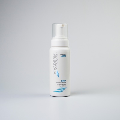 Linia Vivaderm - Spumă de duș hipoalergenică pentru o piele iritată - 250 ml.
