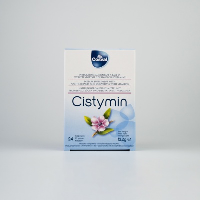 Cistymin - Supliment alimentar impotriva infectiilor urinare, cistita - 24 capsule