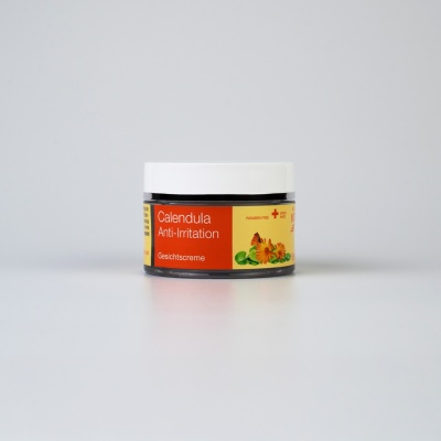 Cremă de față antiage cu Gălbenele și acid hialuronic - 50 ml.