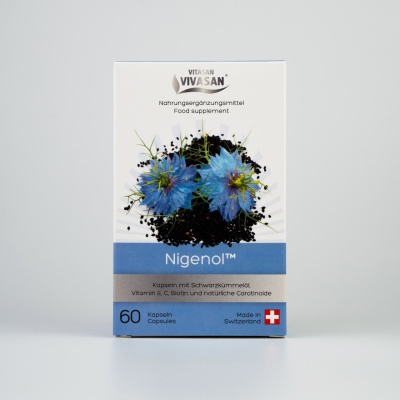 Nigenol - Supliment alimentar antiinflamator cu ulei de Chimen negru - 60 capsule