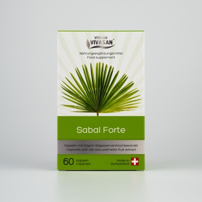 Sabal Forte - Supliment alimentar pentru buna funcționare a prostatei - 60 capsule
