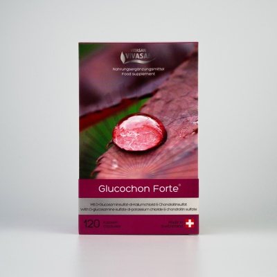 Glucochon Forte - Supliment alimentar pentru articulatii si sistemul locomotor - 120 capsule