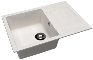 Granitni sudoper Techno 760 76x51x20 boja prljavo bijela - Img 3