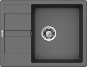 PREMIUM Schock granitni sudoper RONDA D-100L boja Asphalt