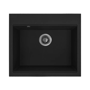 Granitni sudoper 570x510mm - ULTRA CRNA model V104