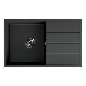 Granitni Sudoper 78x48 - GRANIT CRNA model LYON - Img 2