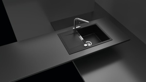 Schock Cristadur granitni sudoper MONO D-100 boja crna mat - Img 3