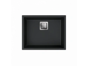 Granitni podgradni sudoper Valterra Roma Lux ultra crna 56x44x22cm