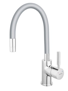 Kuhinjska slavina sa fleksibilnim crijevom Valterra Joga Inox Siva boja