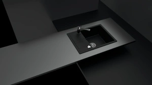 Schock granitni sudoper RONDA D-100L boja crna mat - Img 2