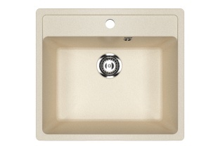 Granitni sudoper 560x500 - BEŽ model V104