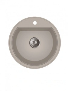 Valterra COMO Okrugli Granitni Sudoper – Bež Boja (ϕ 510mm)