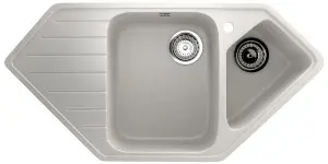 Ugaoni granitni sudoper Valterra V409 boja bijela