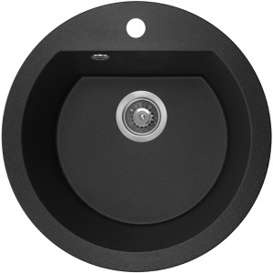 Crni granitni sudoper Valterra Form fi51 cm