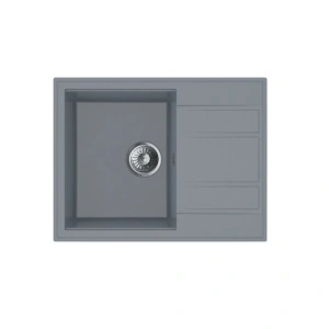 Granitni sudoper Valterra Torino siva boja 65x50x21 cm