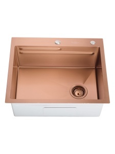 Čelični sudoper boja BAKAR 600x500x230mm - Img 3