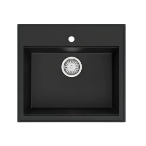 Granitni sudoper Valterra Verona 56x51x20 boja ultra crna akcija