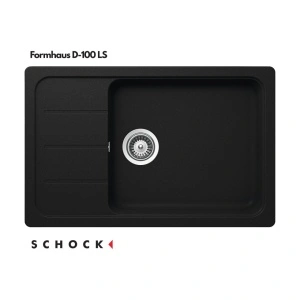 Schock granitni sudoper FORMHAUS D-100LS boja crna mat