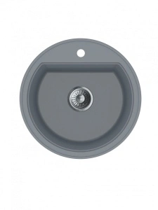 Valterra COMO Okrugli Granitni Sudoper – Siva Boja (ϕ 510mm)