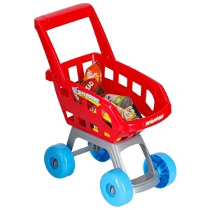 Casă de marcat pentru magazine de supermarket + cărucior model 2 - Img 3