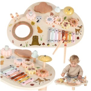 Educație din lemn masă muzică bord cymbals cymbals plăci