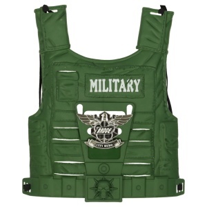 Kit militar costum vestă pușcă binoclu - Img 2