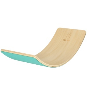 LULILO Ajlo turquoise pentru copii a simțit rocker echilibru bord balansoar pentru copii - Img 2