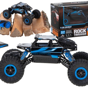 Mașină RC Rock Crawler HB 2.4GHz 1:18 albastru