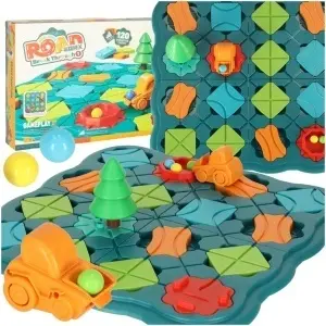 Puzzle bord joc labirint obstacol curs 28 el.