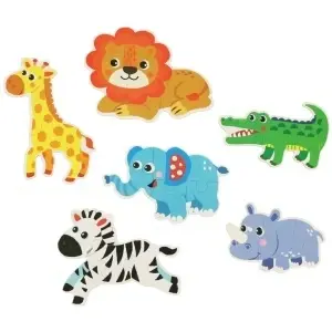 Puzzle într-o cutie de conserve safari animale 25 puzzle-uri - Img 3