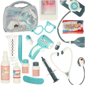 Set de doctor într-o valiză mici accesorii doctor sunet lumini