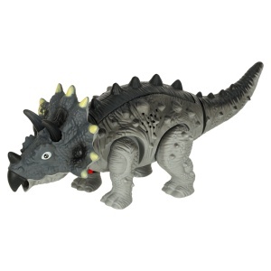 Telecomandat dinozaur RC Triceratops merge cu telecomandă se aprinde roars - Img 2
