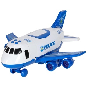 Avion Transporter + 3 mașini de poliție - Img 2