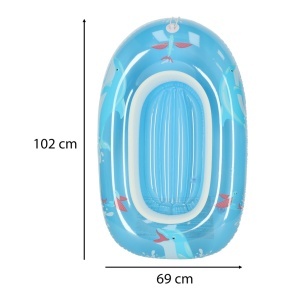 BESTWAY 34037 saltea de înot gonflabilă saltea de înot pentru copii pontoon barca albastru - Img 3