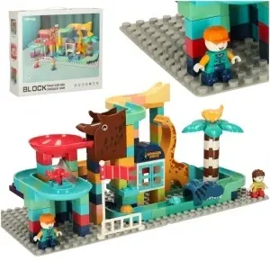 Blocuri creative blocuri dinosaur parc de dinozaur pistă de minge 147sz