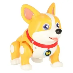 Câine câine robot interactiv Corgi urechi strălucitoare muzică - Img 2