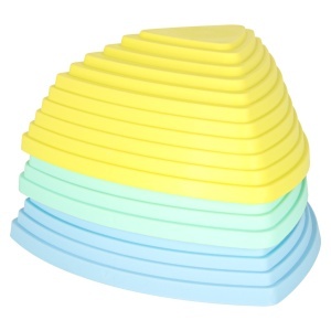 Calea senzorială pietre de râu pentru echilibru podea de formare este lava juca 11 elemente pastel - Img 3