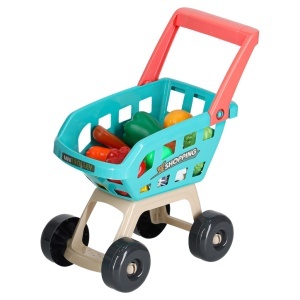 Casă de marcat pentru magazin de supermarket + cărucior de mentă - Img 3
