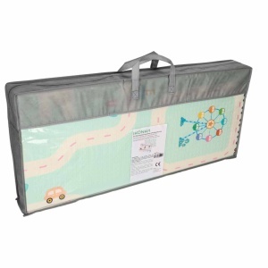 Covoraș de stradă panda pliabil din spumă educațională cu două fețe 180 x 200 cm - Img 3