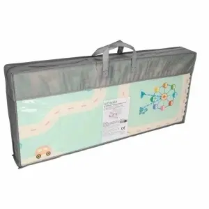 Covoraș de stradă panda pliabil din spumă educațională cu două fețe 180 x 200 cm - Img 3