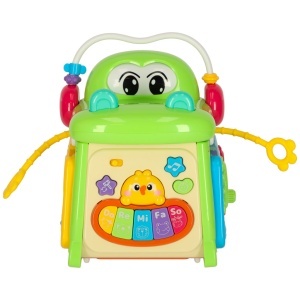Cub sorter educațional cu pian crocodil 4in1 - Img 3