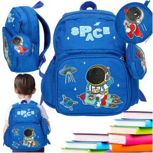 Grădiniță școală ghiozdan copii astronaut 30x14x23cm
