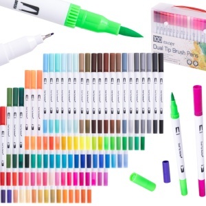 Markere de culoare marker stilouri marker set de 100pcs