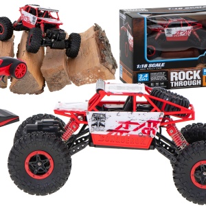 Mașină RC Rock Crawler HB 2.4GHz 1:18 roșu